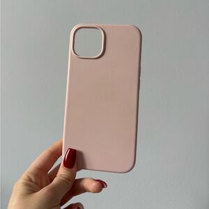 iPhone 13 Silicone Case Light Pink